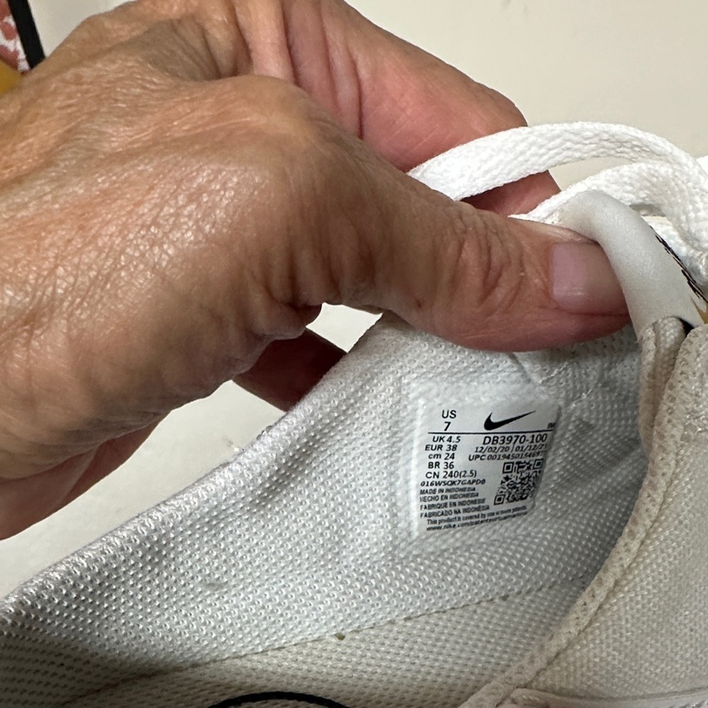 Nike Court Legacy Mule White Slip On Shoes Sneakers DB3970-100 Women's Size 7.0 - Picture 8 of 12